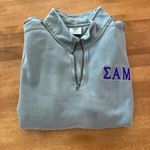 Sigma Alpha Mu comfort Colors 1/4  Zip